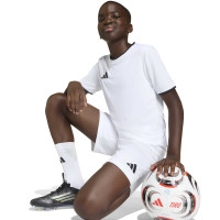 adidas Entrada 26 Voetbaltenue Kids Wit Zwart