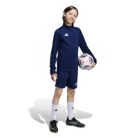 adidas Entrada 26 Polo Training Set Kids Dark Blue White