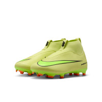 Nike Zoom Mercurial Superfly 10 Academy Gras / Kunstgras Voetbalschoenen (MG) Kids Geel Neongeel Oranje