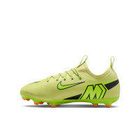 Nike Zoom Mercurial Vapor 16 Academy Gras / Kunstgras Voetbalschoenen (MG) Kids Geel Neongeel Oranje