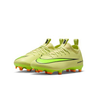 Nike Zoom Mercurial Vapor 16 Academy Gras / Kunstgras Voetbalschoenen (MG) Kids Geel Neongeel Oranje