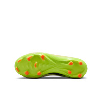 Nike Zoom Mercurial Vapor 16 Academy Gras / Kunstgras Voetbalschoenen (MG) Kids Geel Neongeel Oranje