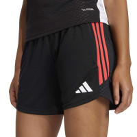 adidas Tiro 26 Competition Trainingsbroekje Dames Zwart Lichtrood