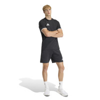 adidas Entrada 26 Sweat Training Short Kids Black White
