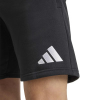 adidas Entrada 26 Sweat Training Short Kids Black White