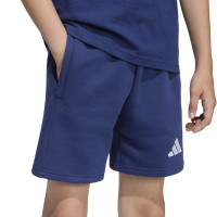 adidas Entrada 26 Sweat Training Short Kids Dark Blue White
