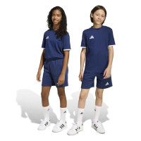 adidas Entrada 26 Sweat Training Short Kids Dark Blue White