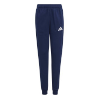 adidas Entrada 26 Hoodie Sweatsuit Kids Dark Blue White