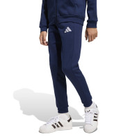 adidas Entrada 26 Hoodie Sweatsuit Kids Dark Blue White