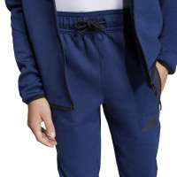 adidas Tiro Travel Jogging Suit Full-Zip Kids Dark Blue