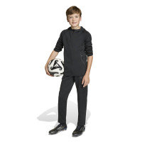 adidas Tiro Travel Full-Zip Kids Jogging Suit Black