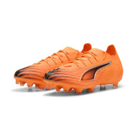 PUMA Ultra 6 Pro Gras / Kunstgras Voetbalschoenen (MG) Oranje Zwart Zilver