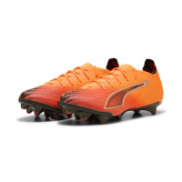 PUMA Ultra 6 Ultimate Carbon Grass Football Boots (FG) Women Orange Black Silver