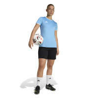 adidas Entrada 26 Voetbalshirt Dames Lichtblauw Wit