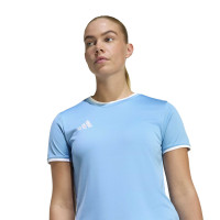 adidas Entrada 26 Voetbalshirt Dames Lichtblauw Wit