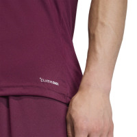 adidas Entrada 26 Football Shirt Dark Red White