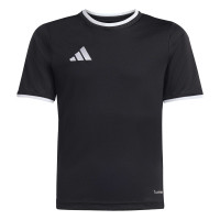 adidas Entrada 26 Kids Football Shirt Black White