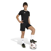 adidas Entrada 26 Kids Football Shirt Black White