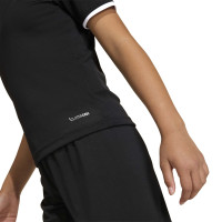 adidas Entrada 26 Kids Football Shirt Black White