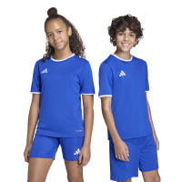 adidas Entrada 26 Voetbalshirt Kids Blauw Wit