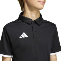 adidas Entrada 26 Polo Training Set Kids Black White