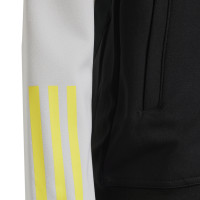 adidas Tiro 23 Competition Trainingsjack Kids Zwart Grijs Geel