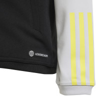 adidas Tiro 23 Competition Trainingsjack Kids Zwart Grijs Geel