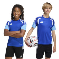 adidas Tiro 26 Competition Trainingsshirt Kids Blauw Wit