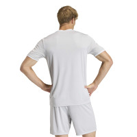 adidas Entrada 26 GFX Football Shirt Grey White