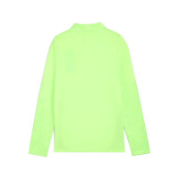 PUMA Manchester City 1/4-Zip Tracksuit 2025-2026 Kids Light Green Dark Blue