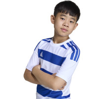 adidas Hooped 26 Voetbalshirt Kids Wit Blauw