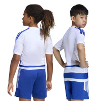 adidas Hooped 26 Voetbalshirt Kids Wit Blauw