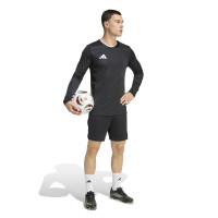 adidas Entrada 26 Long Sleeve Football Shirt Black White