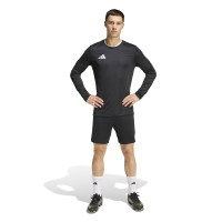 adidas Entrada 26 Long Sleeve Football Shirt Black White