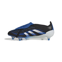 adidas Predator Bellingham Elite FT IJzeren-Nop Voetbalschoenen (SG) Zwart Wit Blauw