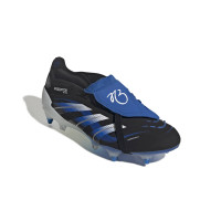adidas Predator Bellingham Elite FT IJzeren-Nop Voetbalschoenen (SG) Zwart Wit Blauw