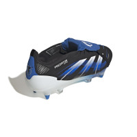 adidas Predator Bellingham Elite FT IJzeren-Nop Voetbalschoenen (SG) Zwart Wit Blauw