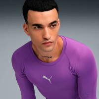 PUMA LIGA Ondershirt Lange Mouwen Paars