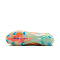 Nike Zoom Mercurial Vapor 16 Mbappé Elite Gras Football Boots (FG) Light Orange Turquoise