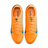 Nike Zoom Mercurial Vapor 16 Mbappé Pro Gras Football Boots (FG) Light Orange Turquoise