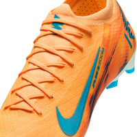 Nike Zoom Mercurial Vapor 16 Mbappé Pro Kunstgras Voetbalschoenen (AG) Lichtoranje Turquoise