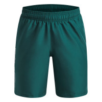 Under Armour Tech Woven Wordmark Training Short Kids Turquoise Black