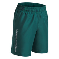 Under Armour Tech Woven Wordmark Training Short Kids Turquoise Black