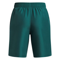 Under Armour Tech Woven Wordmark Training Short Kids Turquoise Black