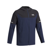 Under Armour Tech Utility Woven Jack Kids Donkerblauw Zwart Zilver