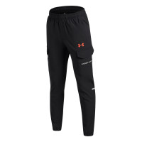 Under Armour Tech Utility Woven Cargobroek Kids Zwart Donkergrijs Rood
