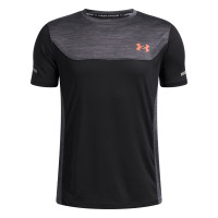 Under Armour Tech Utility Trainingsshirt Kids Zwart Donkergrijs Oranje