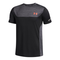 Under Armour Tech Utility Trainingsshirt Kids Zwart Donkergrijs Oranje