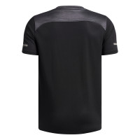 Under Armour Tech Utility Trainingsshirt Kids Zwart Donkergrijs Oranje