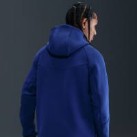Nike Tech Fleece Sportswear Trainingspak Blauw Zwart